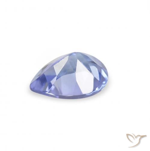 Tanzanita Pastel Azul Natural 0.31ct, Formato de pêra, VS
