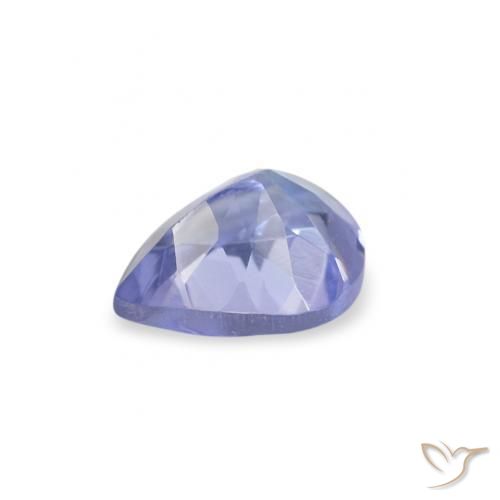 Tanzanita Azul claro Natural 0.34ct, Formato de pêra, VS