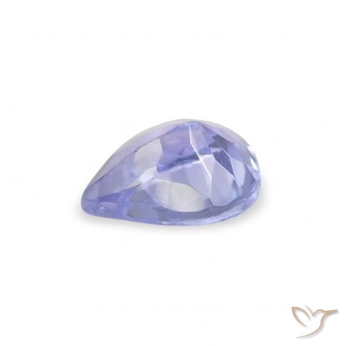 Tanzanita Pastel Azul Natural 0.33ct, Formato de pêra, VS