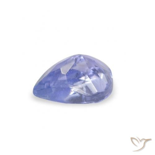 Tanzanita Azul claro Natural 0.36ct, Formato de pêra, VS