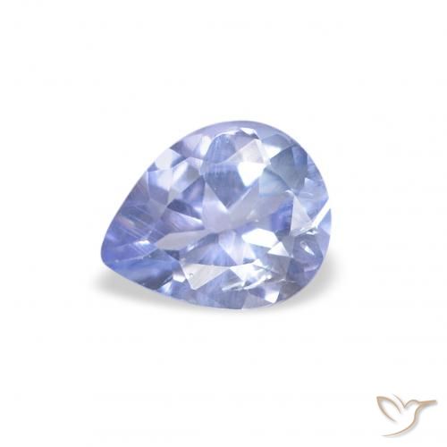 0.37ct Natural Azul claro Tanzanita, Formato de pêra, VS