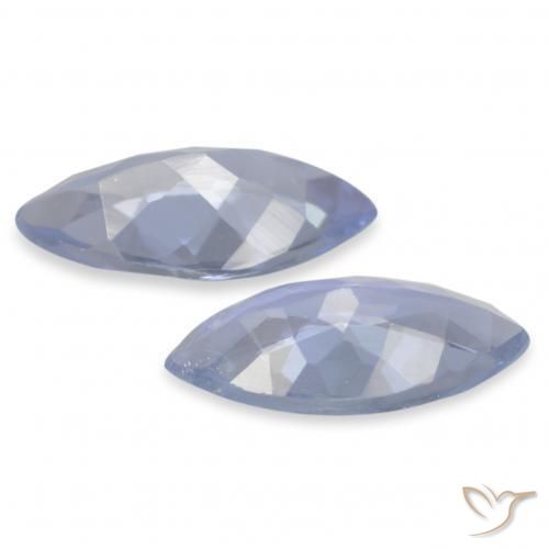 Pedras preciosas de Tanzanita Bebê azul natural de 0.61 ct, Marquesa, VVS-VS