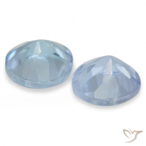 Pedras preciosas de Tanzanita Branco azulado natural de 0.29 ct, Redondo, VS