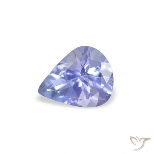 0.30ct Natural Azul claro Tanzanita, Formato de pêra, VS