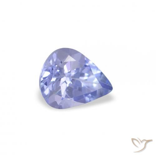 Tanzanita Azul claro Natural 0.30ct, Formato de pêra, VS