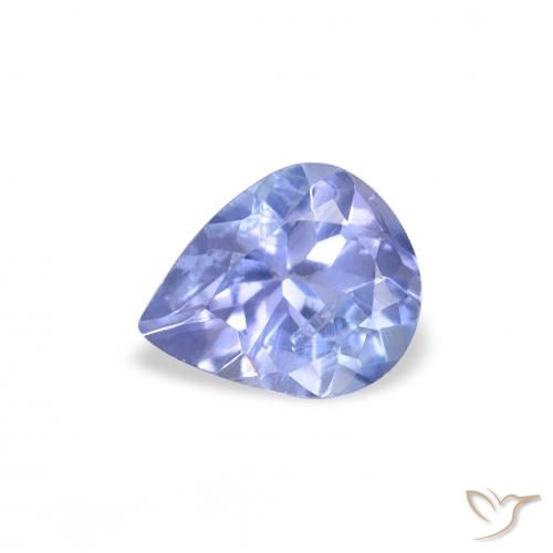 0.36ct Natural Azul claro Tanzanita, Formato de pêra, VS
