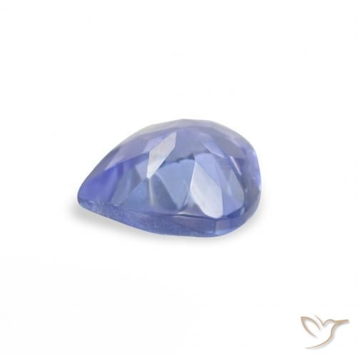 Tanzanita Azul claro Natural 0.36ct, Formato de pêra, VS
