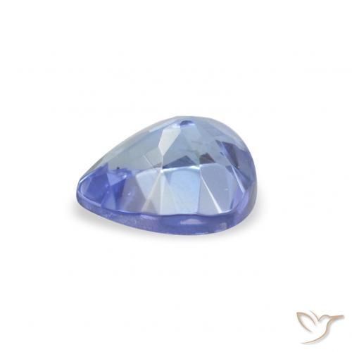 Tanzanita Pastel Azul Natural 0.38ct, Formato de pêra, VS