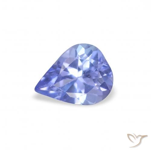 0.34ct Natural Violeta Azul Tanzanita, Formato de pêra, VS