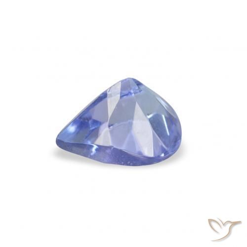 Tanzanita Pastel Azul Natural 0.36ct, Formato de pêra, VS