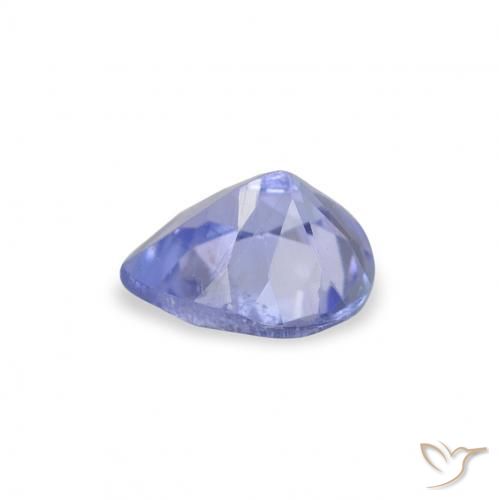 Tanzanita Roxo Elétrico Azul Natural 0.33ct, Formato de pêra, VS