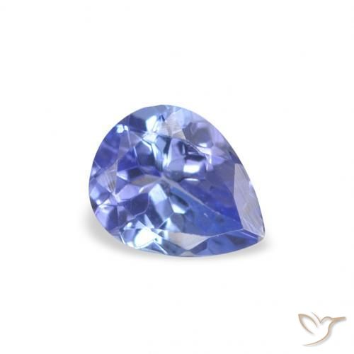 Tanzanita Azul Natural 0.35ct, Formato de pêra, VS