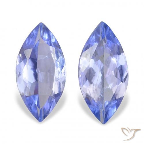 0.64ctw Natural Pastel Azul Tanzanita, Marquesa, VS