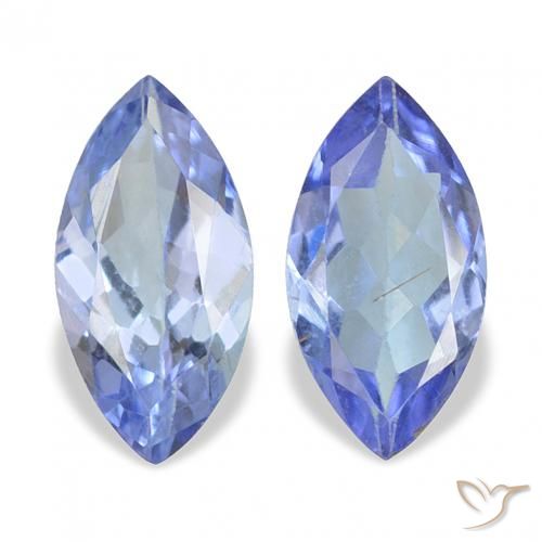 0.72ctw Natural Pastel Azul Tanzanita, Marquesa, VS