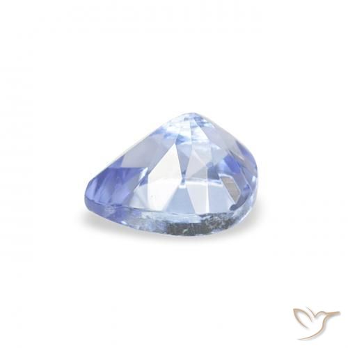 Tanzanita Azul claro Natural 0.40ct, Formato de pêra, VS