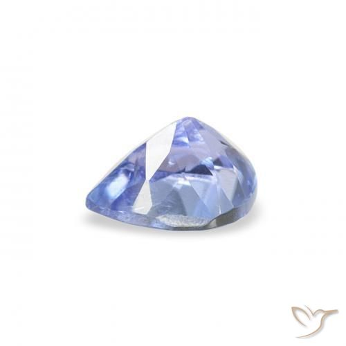 Tanzanita Pastel Azul Natural 0.36ct, Formato de pêra, VS