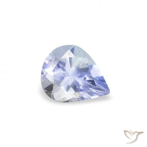 Tanzanita Pastel Azul Natural 0.35ct, Formato de pêra, VS