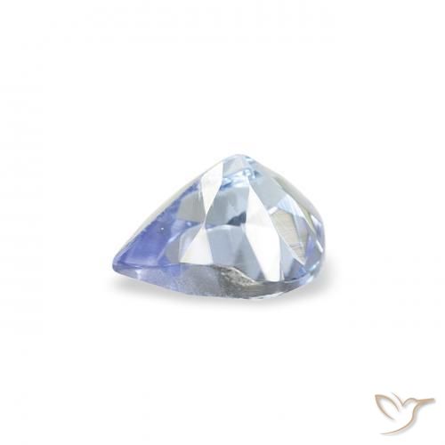 Tanzanita Pastel Azul Natural 0.35ct, Formato de pêra, VS