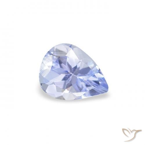 Tanzanita Pastel Azul Natural 0.31ct, Formato de pêra, VS