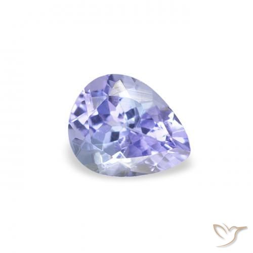 Tanzanita Azul profundo Natural 0.43ct, Formato de pêra, VS