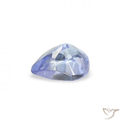 Tanzanita Pastel Azul Natural 0.34ct, Formato de pêra, VS
