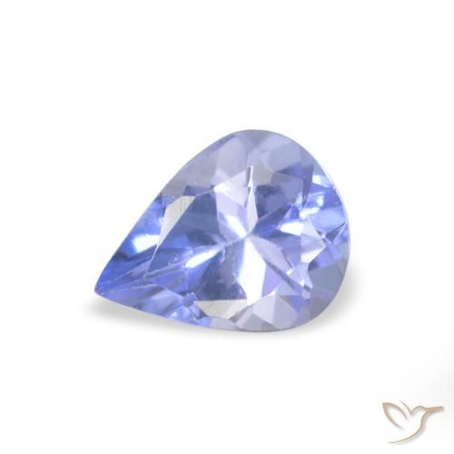 0.32ct Natural Azul claro Tanzanita, Formato de pêra, VVS-VS