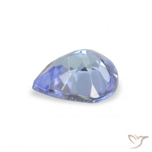 Tanzanita Pastel Azul Natural 0.33ct, Formato de pêra, VVS-VS