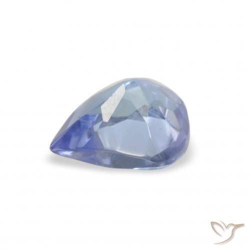 Tanzanita Pastel Azul Natural 0.34ct, Formato de pêra, VS