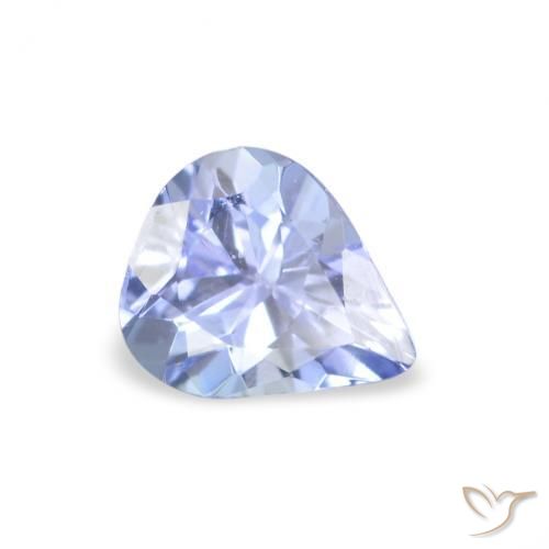Tanzanita Pastel Azul Natural 0.29ct, Formato de pêra, VS