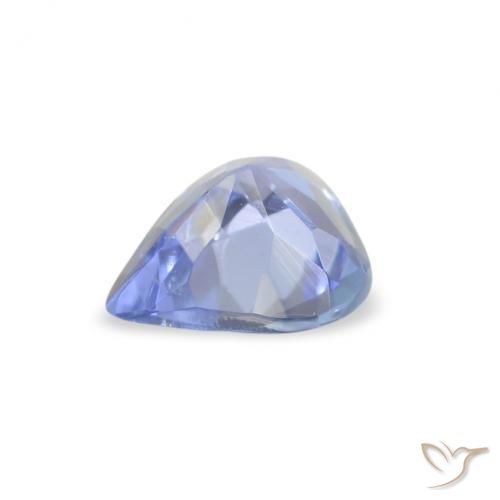 Tanzanita Pastel Azul Natural 0.29ct, Formato de pêra, VS