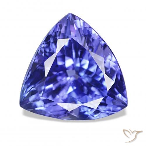 5.66ct Azul profundo Tanzanita, Trilhão, IF