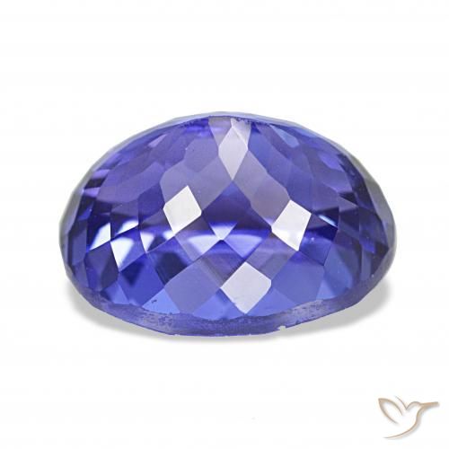 Tanzanita Azul Roxo Profundo Natural 4.87ct, oval, VVS