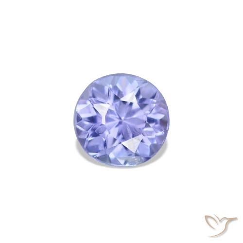 Tanzanita Azul claro Natural 0.20ct, Corte Redondo, VS