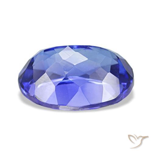 Tanzanita azul natural 2,21ct, corte oval, VVS-VS