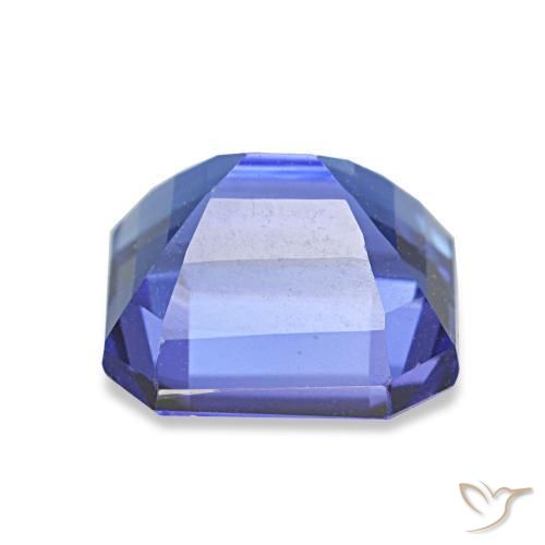 Tanzanita azul natural 2,64ct, corte esmeralda, VVS
