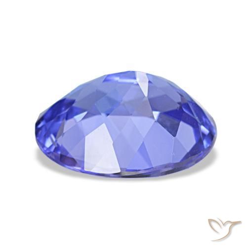 Tanzanita azul natural 1,83ct, corte oval, VVS