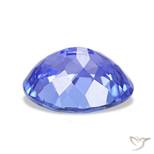 Tanzanita azul natural 1,88ct, corte oval, VVS