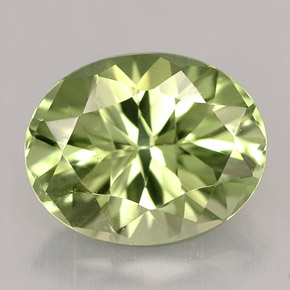 Diopsídio tashmarine verde natural 2,87ct, corte oval, VS