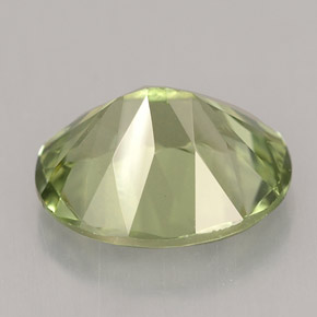 Diopsídio tashmarine verde natural 2,87ct, corte oval, VS