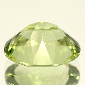 Diopsídio tashmarine verde natural 2,85ct, corte oval, VVS