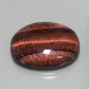 Tiger's eye matrix multicolorido natural 40,06ct, corte oval, opaco