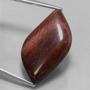 Tiger's eye matrix multicolorido natural 28,57ct, forma extravagante, opaco
