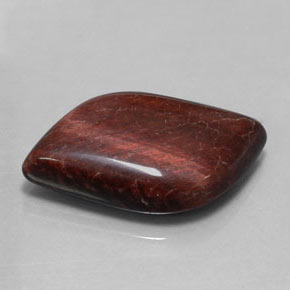 Tiger's eye matrix multicolorido natural 28,57ct, forma extravagante, opaco