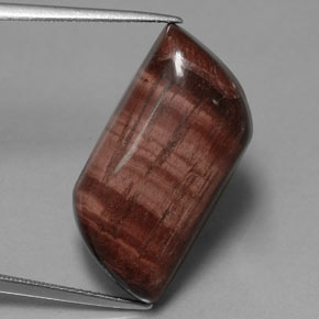 Tiger's eye matrix multicolorido natural 21,51ct, forma extravagante, opaco