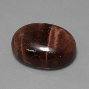 Tiger's eye matrix multicolorido natural 21,49ct, corte oval, opaco