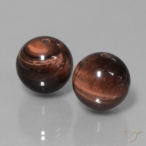 Pedras preciosas de Matriz Olho de Tigre Multicolorido natural de 39.63 ct, Esfera / Bola, Opaco