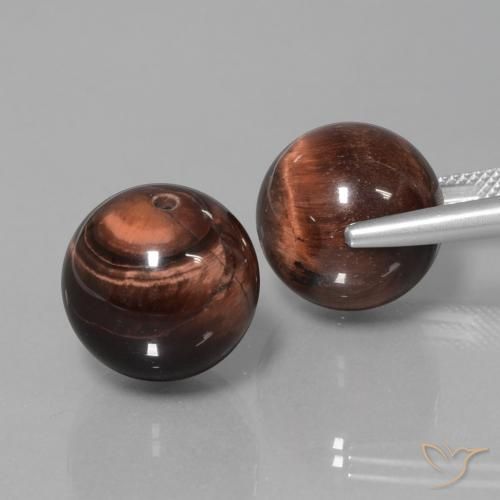 Pedras preciosas de Matriz Olho de Tigre Multicolorido natural de 39.63 ct, Esfera / Bola, Opaco