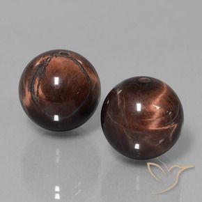Pedras preciosas de Matriz Olho de Tigre Multicolorido natural de 40.23 ct, Esfera / Bola, Opaco