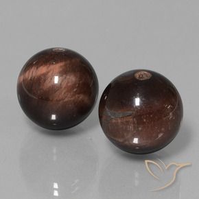 Pedras preciosas de Matriz Olho de Tigre Multicolorido natural de 39.56 ct, Esfera / Bola, Opaco