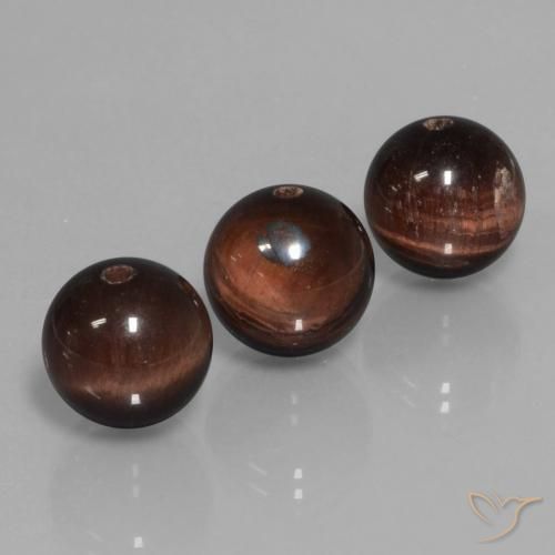 Pedras preciosas de Matriz Olho de Tigre Multicolorido natural de 25.94 ct, Esfera / Bola, Opaco